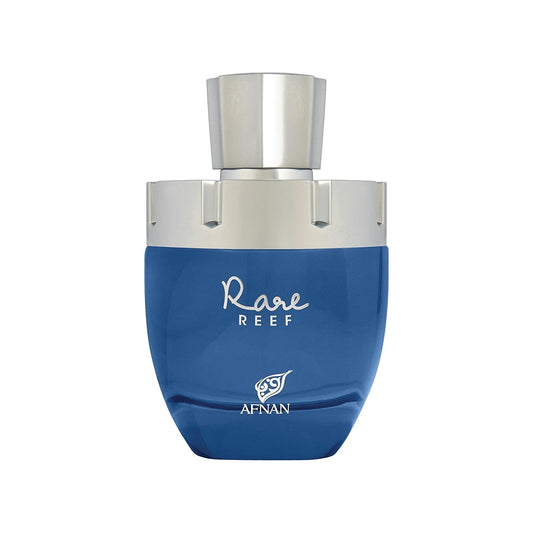 Rare Reef Afnan 100 ML, flacon de parfum bleu avec emballage élégant, extrait de parfum vente parfum original