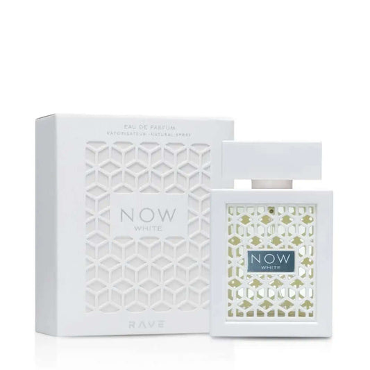 Rave Now White lattafa 100ML homme maroc Perfumes & Beyond