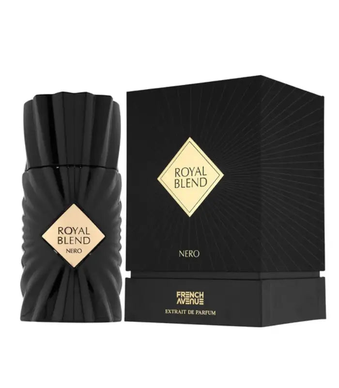 Royal Blend Nero French Avenue 100ML, parfum oriental-boisé moderne en flacon noir avec emballage élégant homme femme maroc