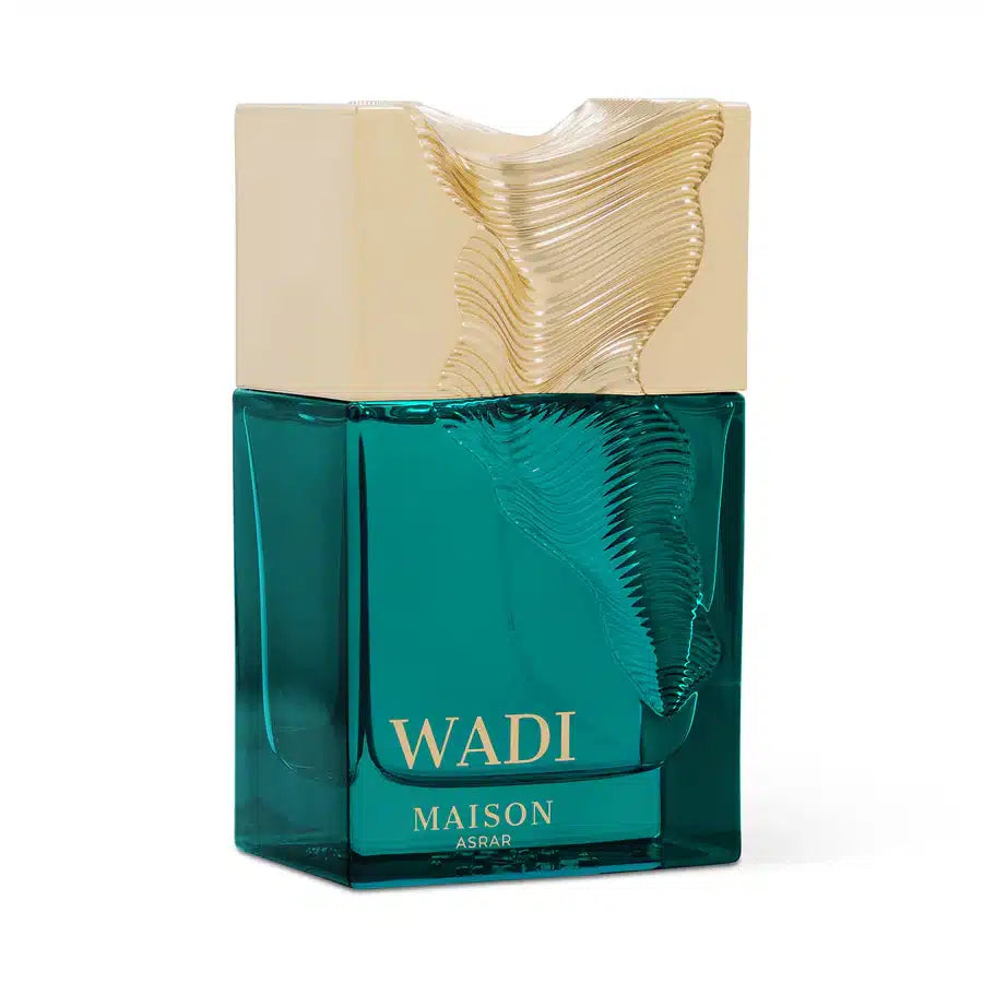 Eau de parfum Wadi Maison Asrar 100 ML dans un flacon élégant aux couleurs tropicales