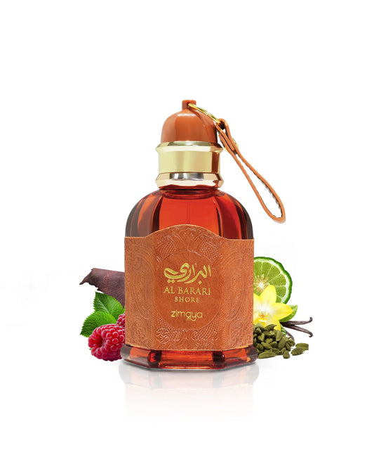 Al Barari Shore Zimaya 100ML original, parfum aquatique de luxe au Maroc, senteur marine fraîche et design premium, disponible chez Perfumes & Beyond.