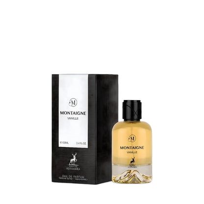 Montaigne Vanille Maison Alhambra 100 ML avec flacon et emballage élégant, parfum unisexe.