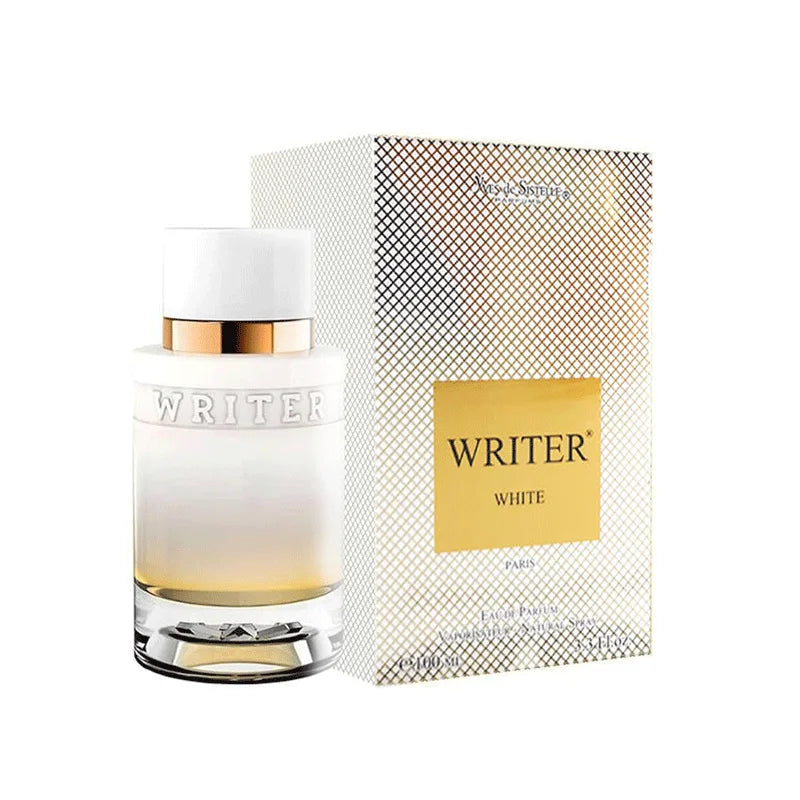Flacon de parfum Cyrus Writer White 100 ML avec emballage, parfum pour homme.