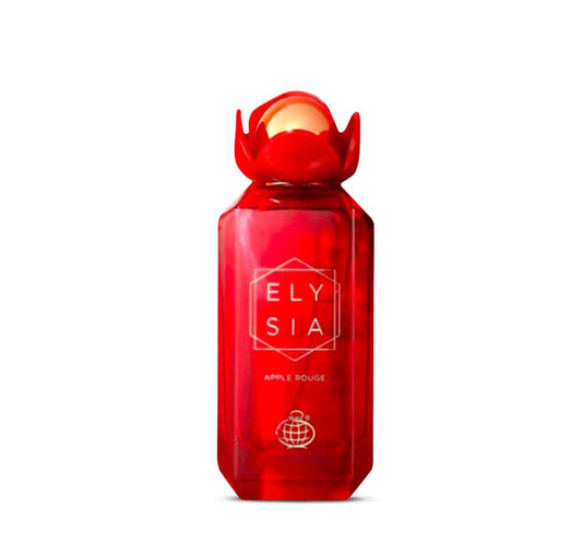 Elysia Apple Rouge Fragrance World 100 ML - Flacon rouge élégant avec un capuchon unique femme maroc