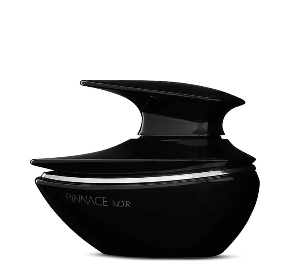Flacon de parfum Pinnace Noir French Avenue 100 ML, design élégant et moderne, couleur noire.