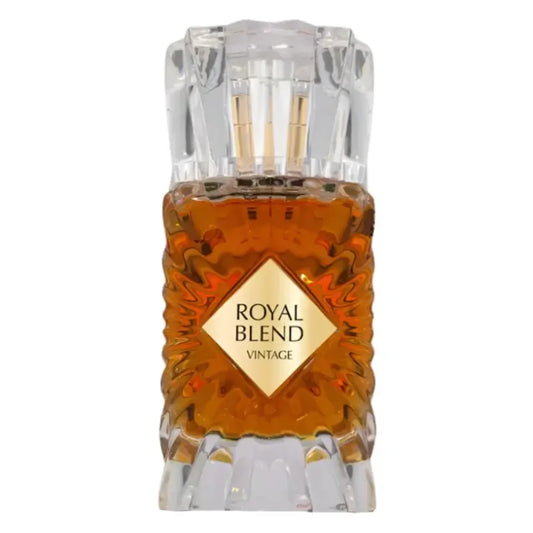 Flacon de parfum Royal Blend Vintage French Avenue 100 ML, fragrance orientale fougère distinguée.