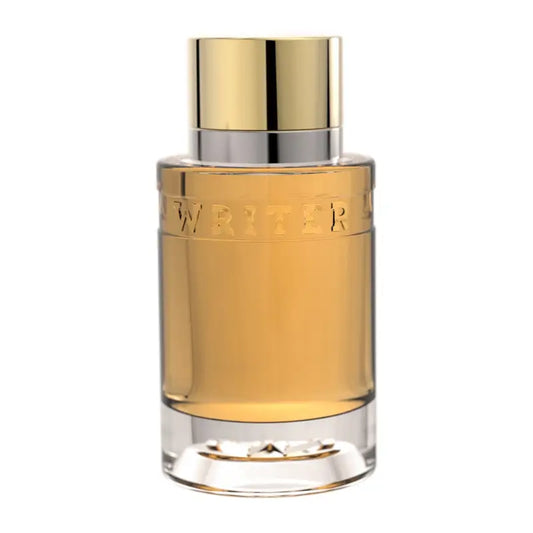 Bouteille de parfum Cyrus Writer Gold 100 ML avec un design élégant et moderne.